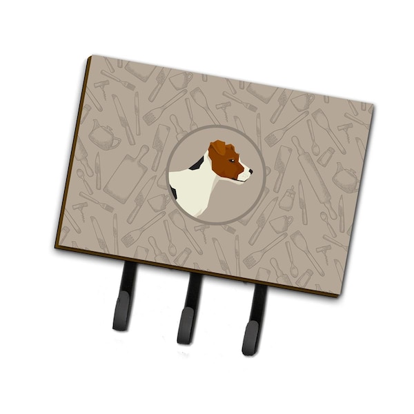 Carolines Treasures Jack Russell Terrier in the Kitchen Leash or Key Holder CK2194TH68 - main